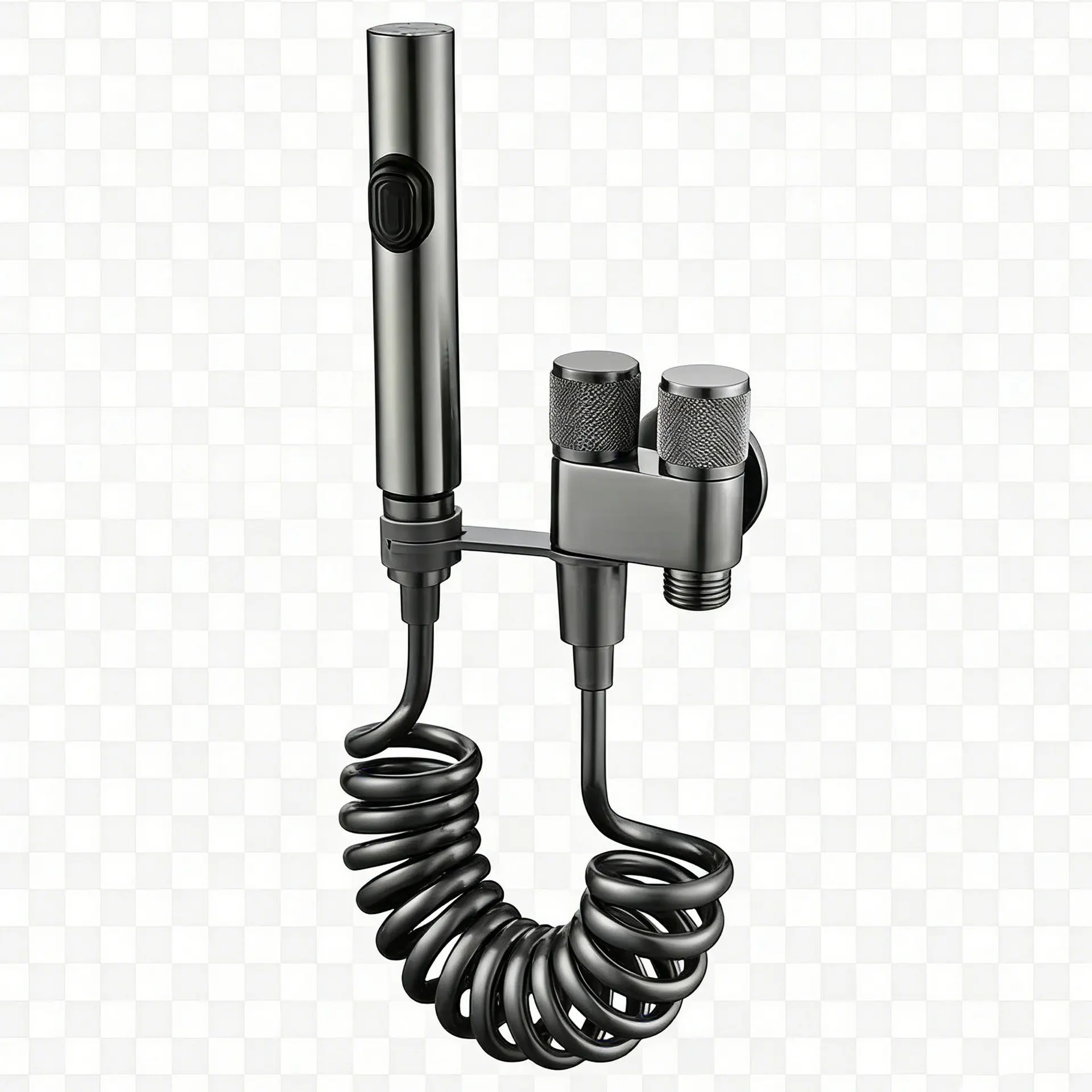 

Toilet significant other spray gun flush one in two out faucet angle valve