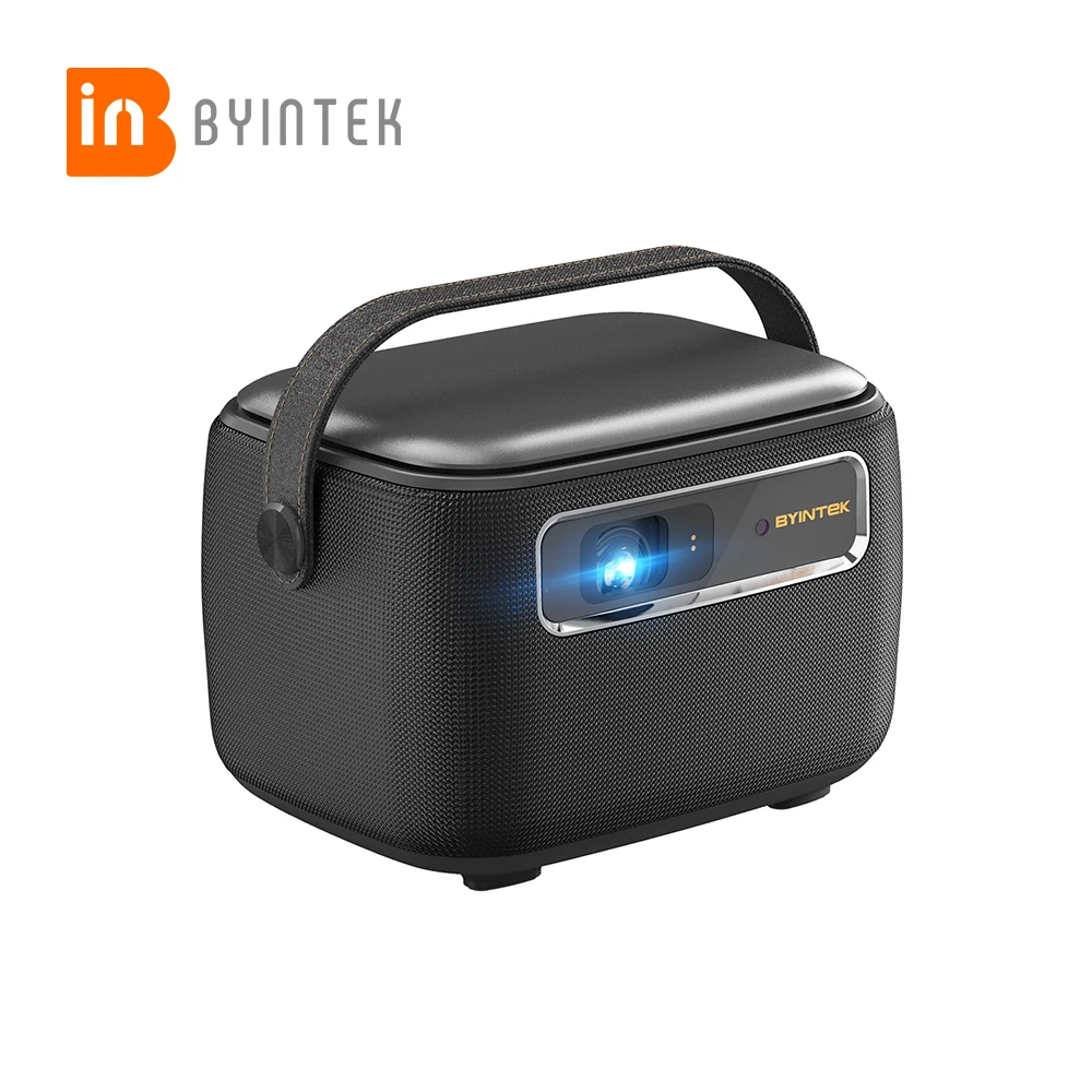 ZXY BYINTEK تصميم براءة اختراع من القماش جهاز عرض قابل للشحن R20 جهاز عرض الواقع الافتراضي 750 ANSI DLP جهاز عرض صغير بمقبض #2