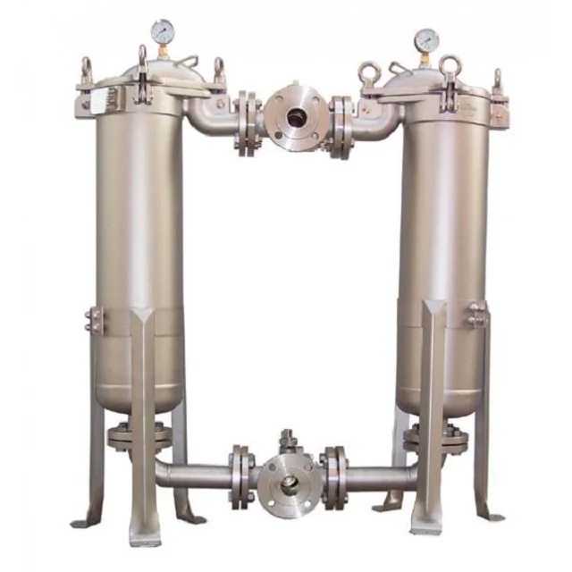 Double Bag Stainless Steel Filter Housing for Honey Filtration with High Flow Rate New Process Precision