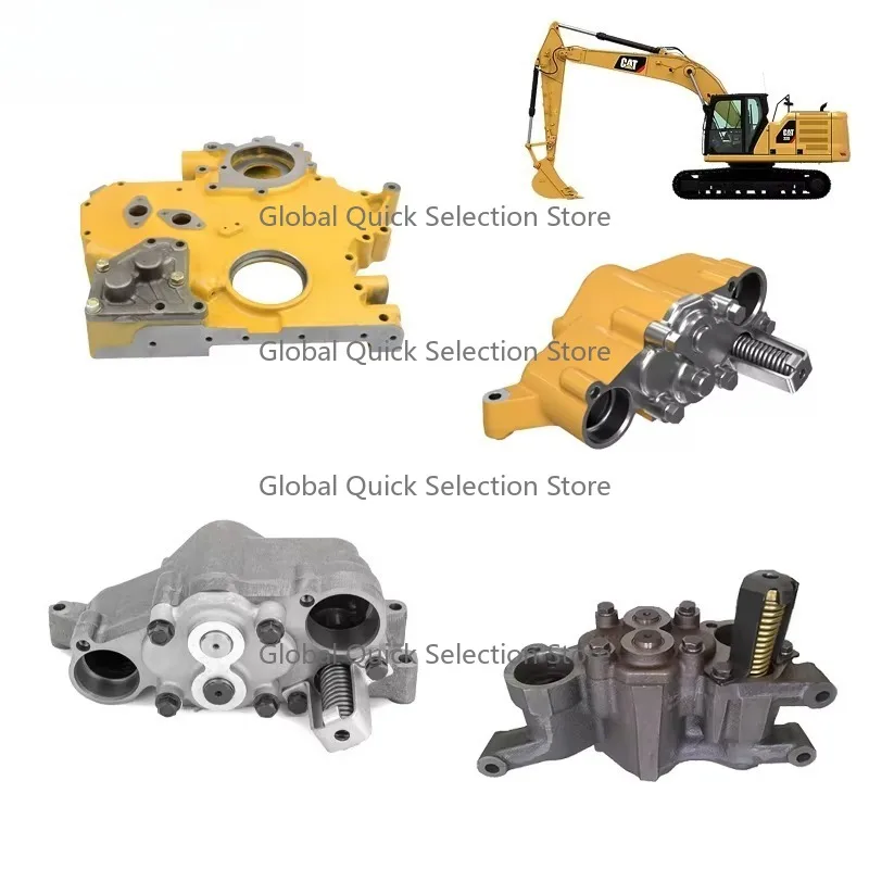 Piezas de Maquinaria de Construcción para Motor 3024 3116 3208 3406 3064 3054 3066 3408, Bomba de Aceite para Motor Caterpillar
