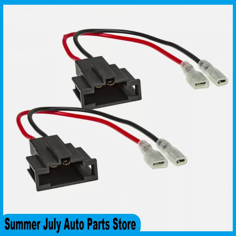 

2PCS Replacement Speaker Adapter Plugs Fit For Audi A1-A8 Q2-Q7 TT & R8 Cable Harness Car Audio Speaker Connector Accessories