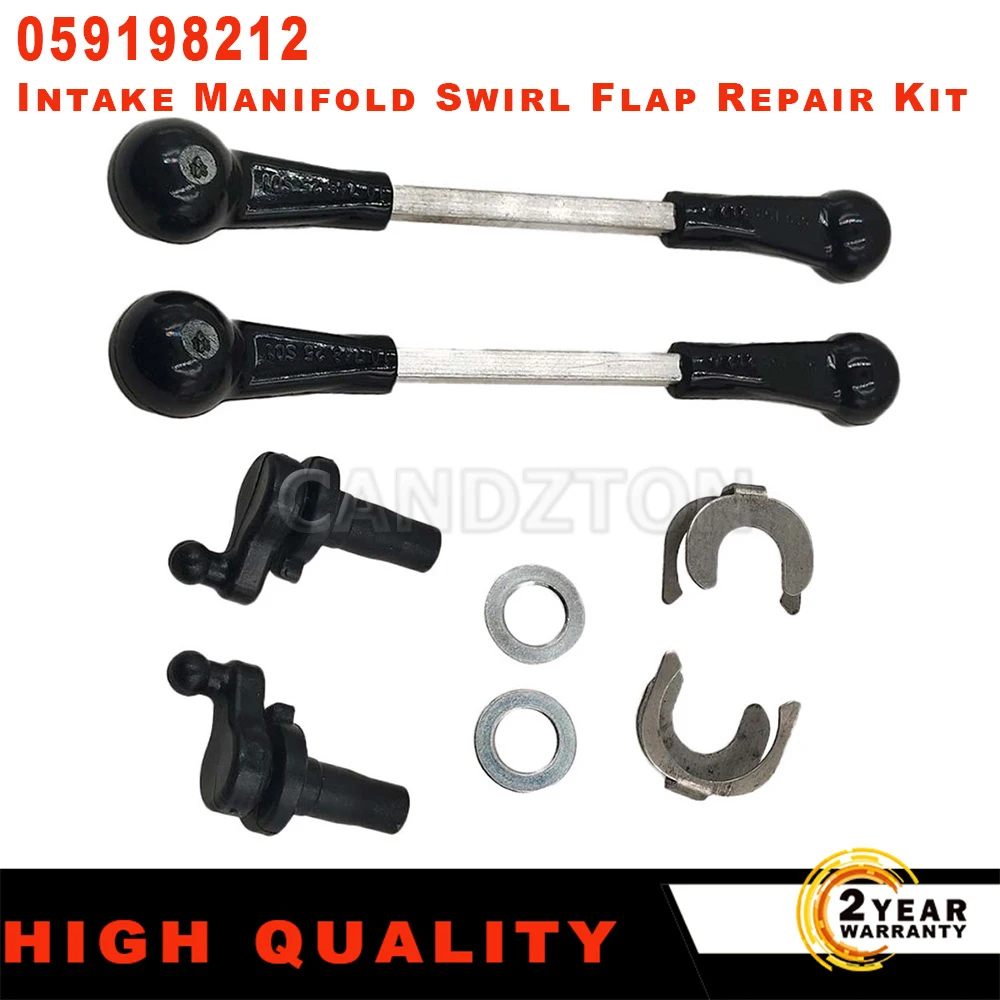 Intake Manifold Swirl Flap Repair Kit For Audi A6 A7 A8 Q7 2.7 3.0 TDI 059198212 059129086 2.7 3.0 TDI For VW Touareg