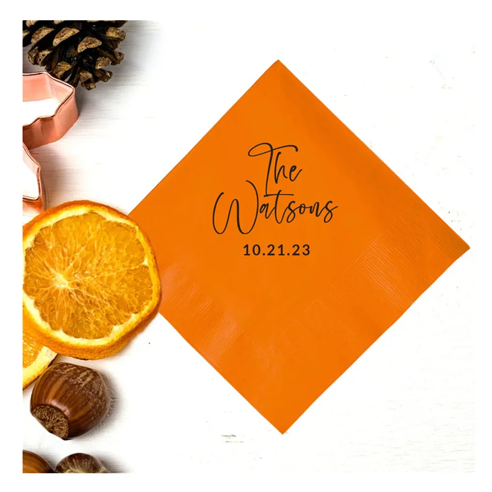 

50PCS Thanksgiving Napkin Favors, Customized Thanksgiving Napkins, Beverage Napkins for Thanksgiving Celebration, Thanksgiving P