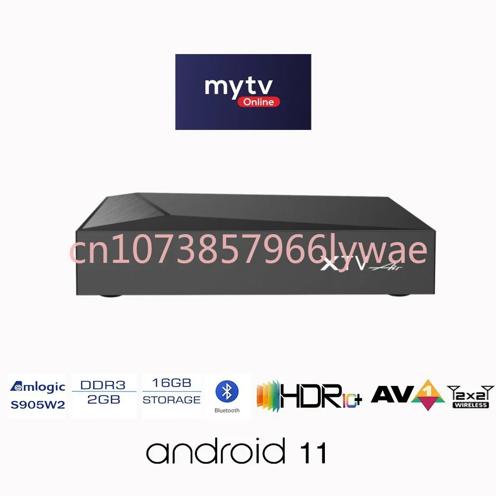 

Network Set-Top Box Xtvair 4K Amlogics905w2 Android11.0 TV Box