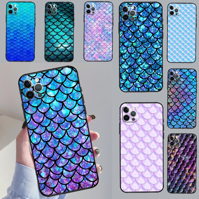 Funda de escala de cola de sirena para OnePlus 13s 13 12 11 13R 12R 10R 10T 8T OnePlus Nord 5 CE 3 2 4 Lite N20 N30