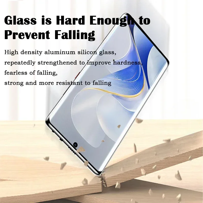 3D Curved Fingerprint Unlock Screen Protectors For Tecno Spark 30 20 Pro Plus Full Glue Tempered Glass for Tecno Camon 30S Pro