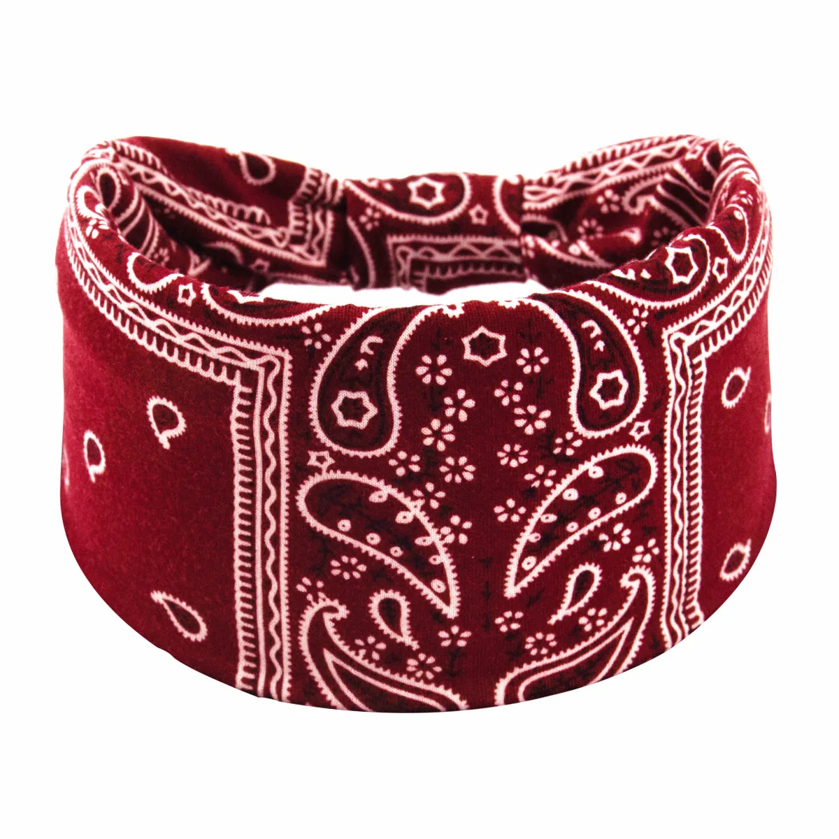 Bohemian Soft Twist Knotted Wide Edge Stirnband Frauen Sport Weiche Yoga Turban Bandana Kopftuch Bandeau Femme Pour Cheveux – Detail 11