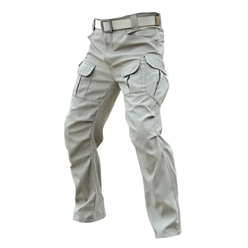 Casual Man Pants Multi-Pocket Tactical Cargo Pants Wear-resistant Combat Men's Cargo Pants Hiking Joggers Trousers