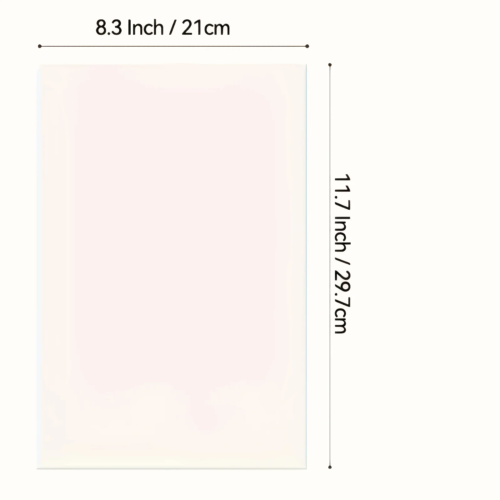 HUSPER 8.3×11.7 inch 50 Sheets Matte Printable Vinyl Sticker Paper waterproof Decal Paper for Inkjet Printer