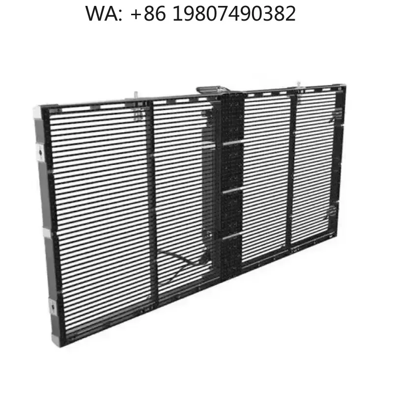 

High Brightness Transparent LED Screen Glass Window Building Advertising Video Wall Display