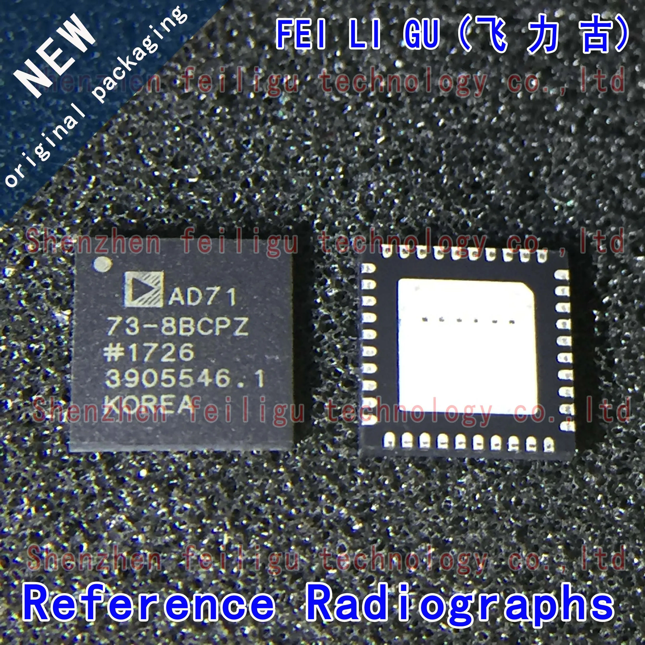 1 ~ 10 Stuks 100% Nieuwe Originele AD7173-8BCPZ-RL AD7173-8BCPZ AD7173-8 Ad7173 Pakket: Lfcsp40 24-Bit Analoog-Naar-Digitaal Converter Chip