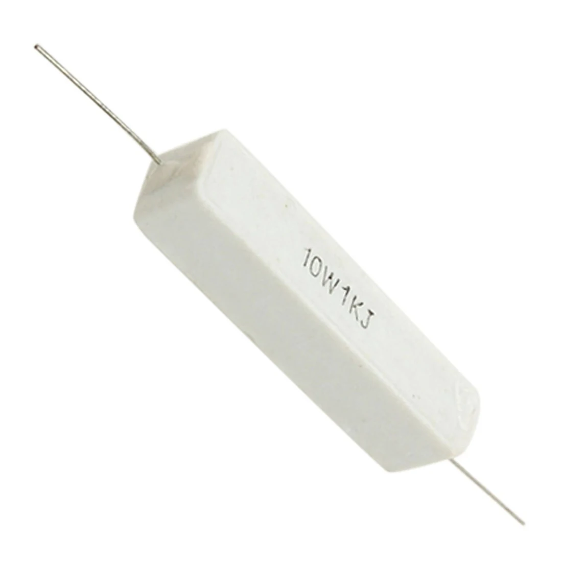 10 Pcs 1K Ohm 5% Ceramic Cement Power Resistor 10W Watt