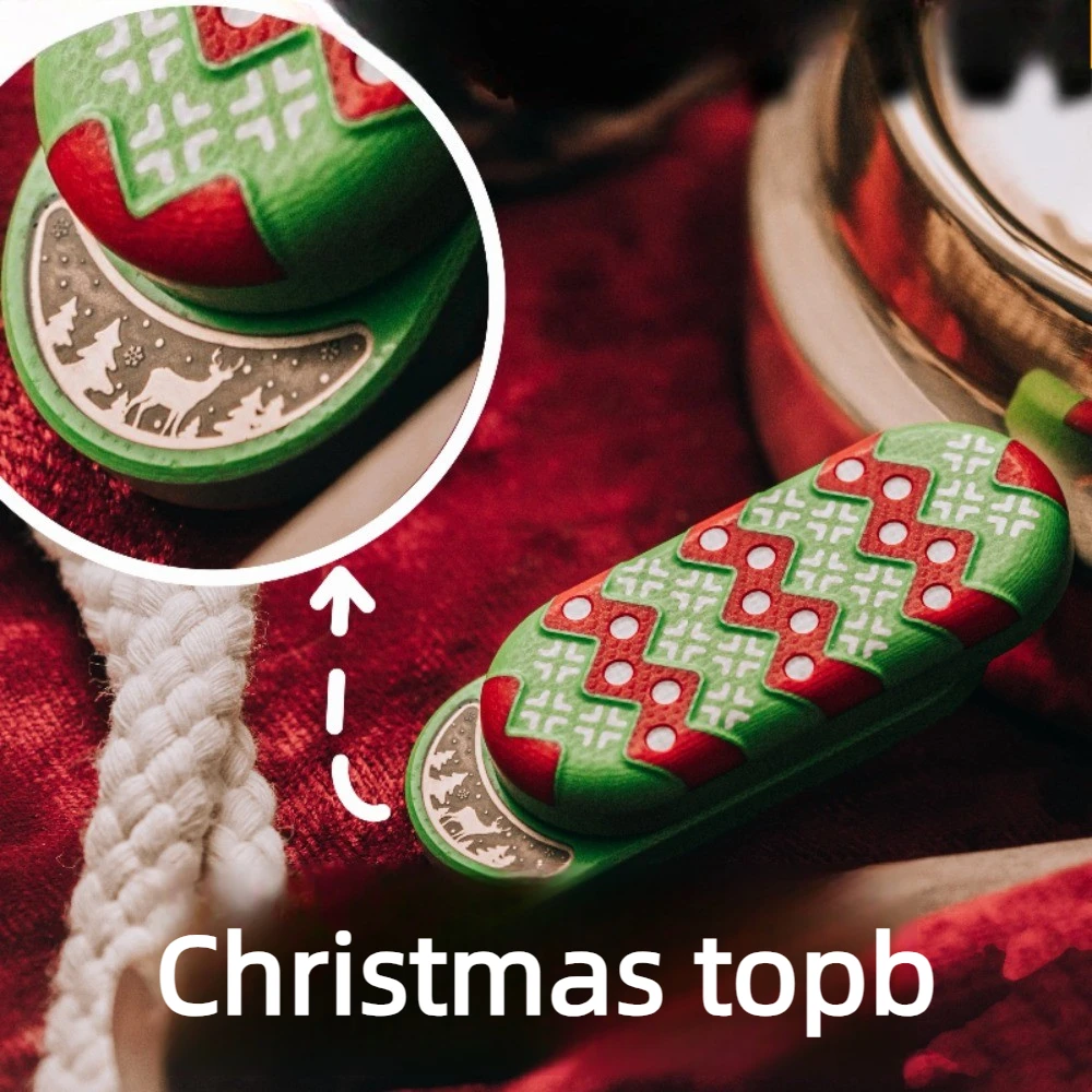 Metal Toys Dz Christmas Limited Edition TOPB Mechanical G10 Finger Spinner EDC Stress Relief Toy