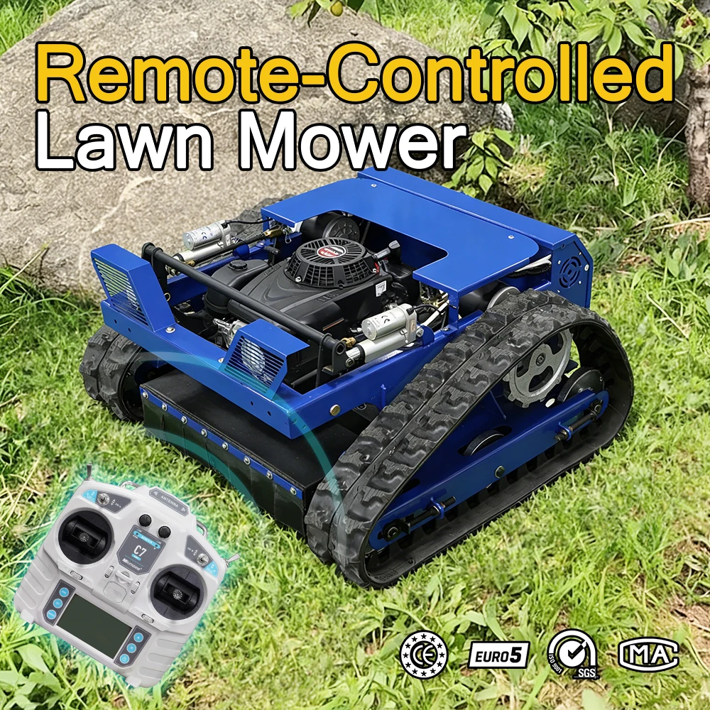 

Customized 550H Mini Lawn Mower Wireless Cutter Anti-slip Track Low Noise Home Yard Garden Strong Climbing Ability CE Approved