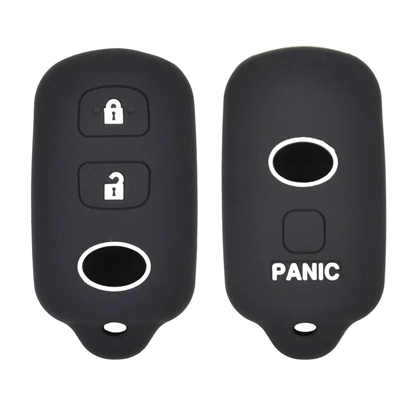 Custodia protettiva per chiave in silicone per Toyota FJ Cruiser Highlander 4Runner Celica Camry Corolla Echo Keyless Fob Shell Holder Protector