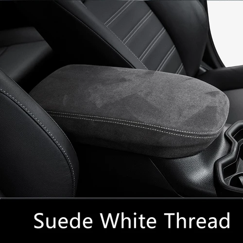 Imagen 2 del producto Para Toyota RAV4 XA50 2023 2022 2021 2024 2019 cubierta de caja de reposabrazos de coche decoración accesorios interiores cubierta protectora de cuero