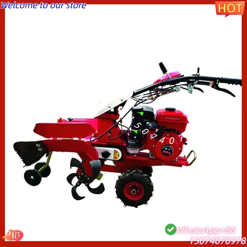 2026 Flexible Mini Power Tiller Air-Cooled Ditching Cultivator