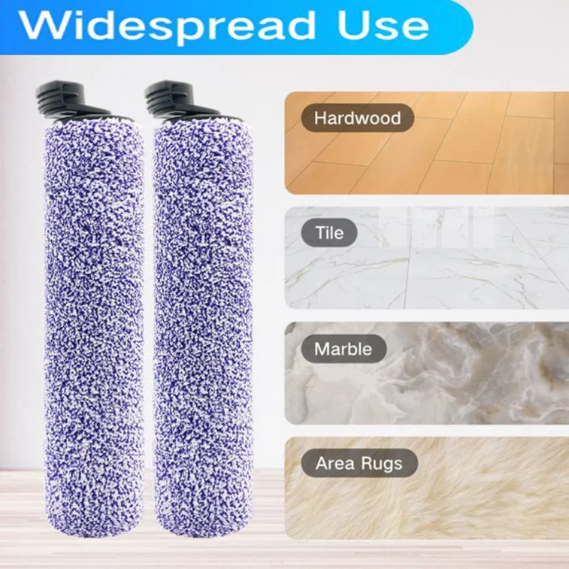 2 Brush Rolls +4 Replacement Filter Foams for Shark HydroVac/Cordless Pro 3in1 Vacuum Mop Anti, Replace Part #WDB1F2