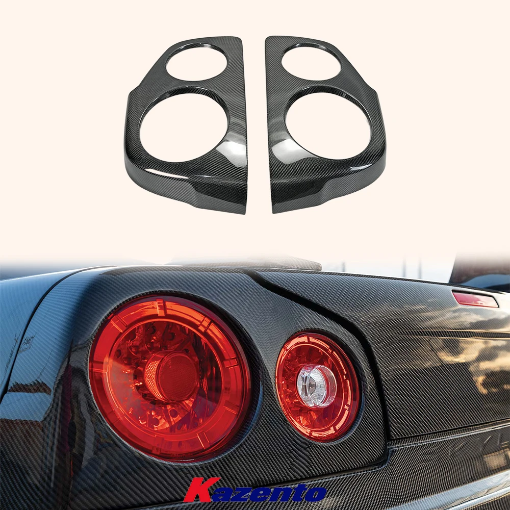 For Nissan Skyline R34 GTR Only Rear Trunk Tail Light Cover Panel Carbon