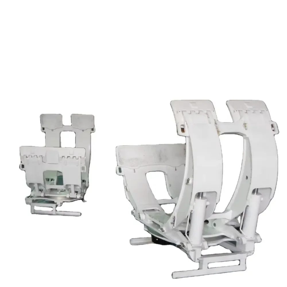 Rotating and revolving forklift paper clamps for lifting drums