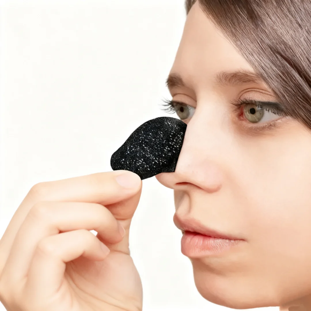 Bamboe Houtskool Mee-eter Remover Neusstrips, Porie Minimaliseren, Acne & Whitehead Remover voor T-Zone