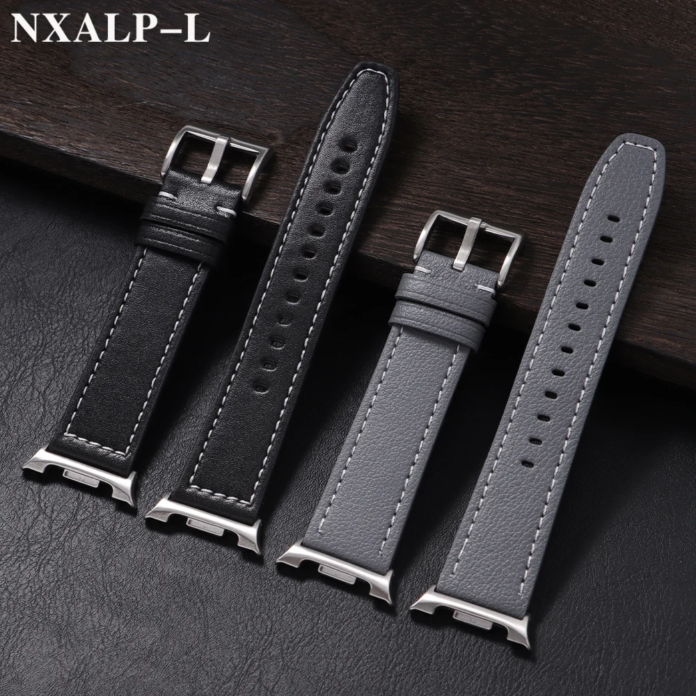 ไม่มีช่องว่างสายหนังสำหรับซัมซุงกาแล็กซี่วอทช์ 8 คลาสสิก 46 มม.สำหรับกาแล็กซี่วอทช์ 8 44 มม.40 มม.สร้อยข้อมืออุปกรณ์เสริม