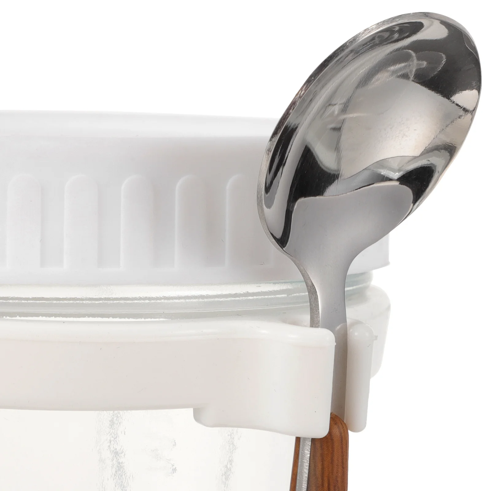 

Overnight Oats Container Glass Jar 350ml Storage Jar Lid Spoon Portable Oatmeal Cup for Yogurt Jam Nuts Reliable