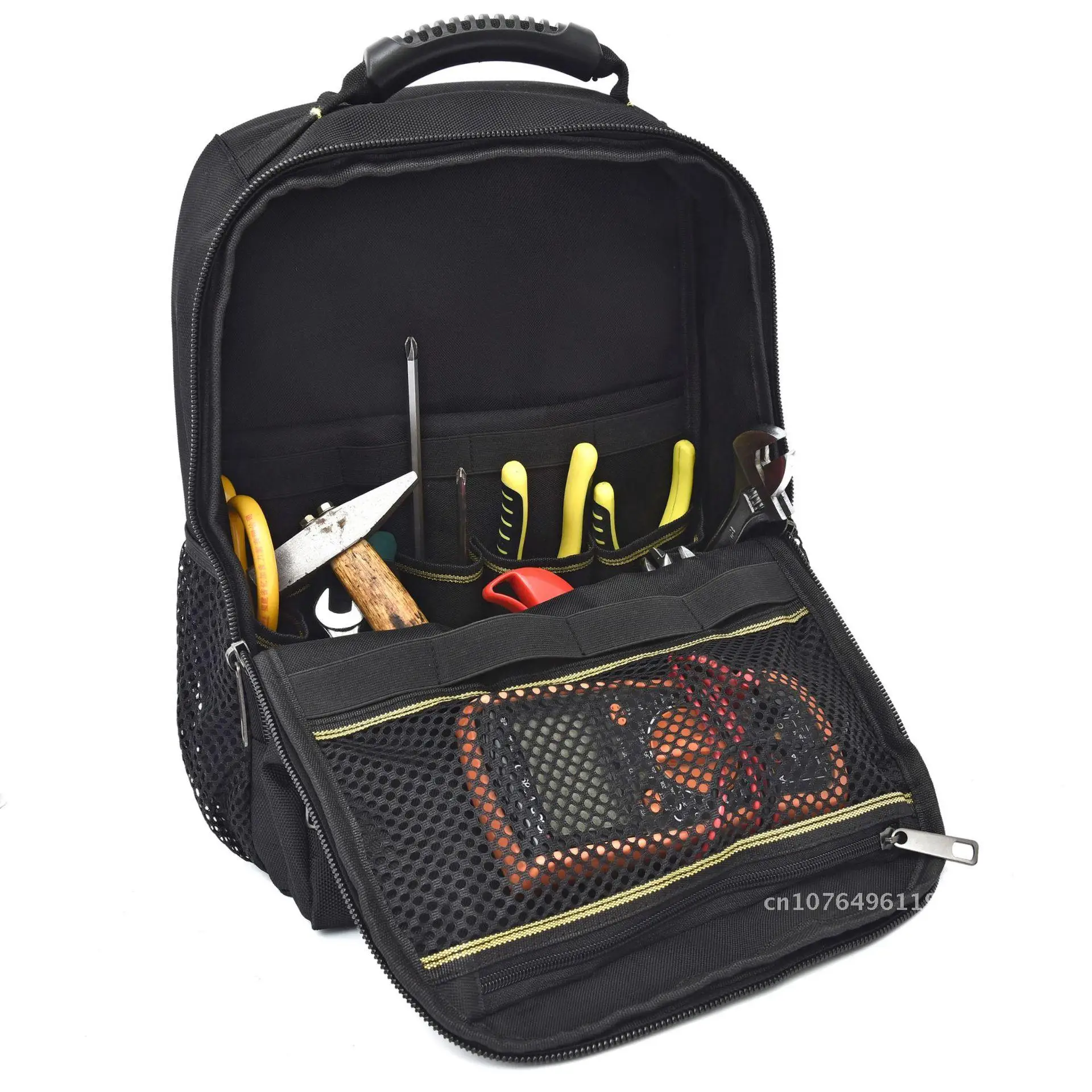 

Multifunctional Electrician Repair Bag Oxford Cloth Hardware Kit Backpack for Tool Carrying Storage Protection Double Shoulder