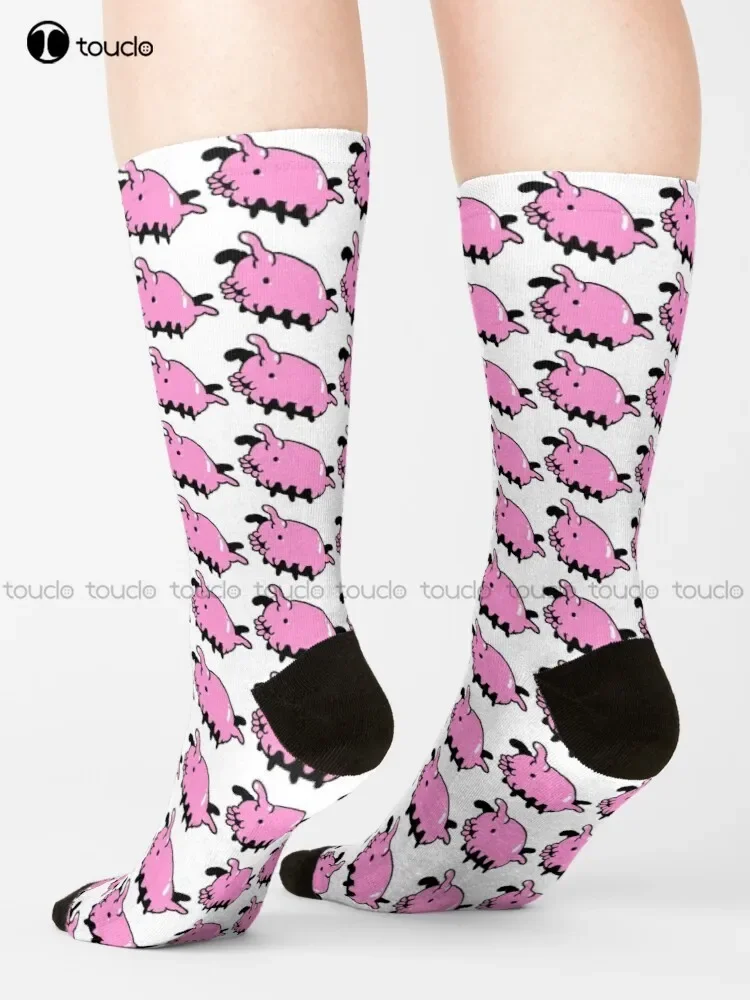 Wiggly Sea Pig Socks High Socks Women Unisex Adult Teen Youth Socks Personalized Custom 360° Digital Print Hd High Quality