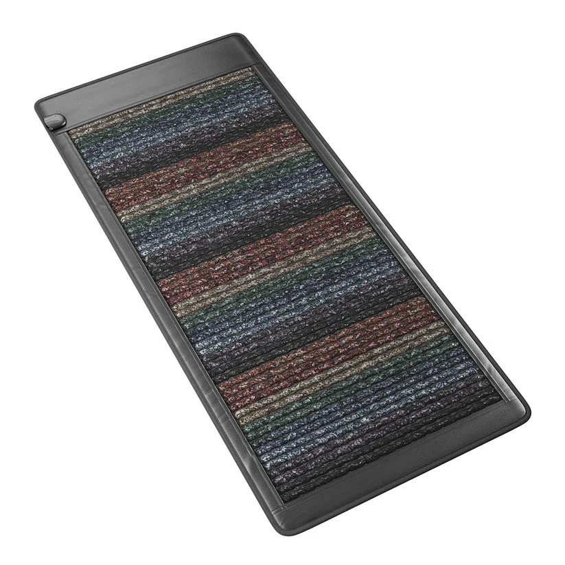 

Black Home Use 190x80 cm Far Massage Jade Mat for Relaxation with Natural Heating Crystals and Full Body Massage