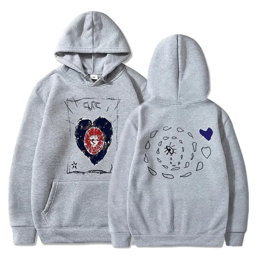 Vintage Punk Gothic Men's Hooded Sweatshirts, Rock Band, The Cool Friday, I'm In Love, Harajuku Streetwear, 2024