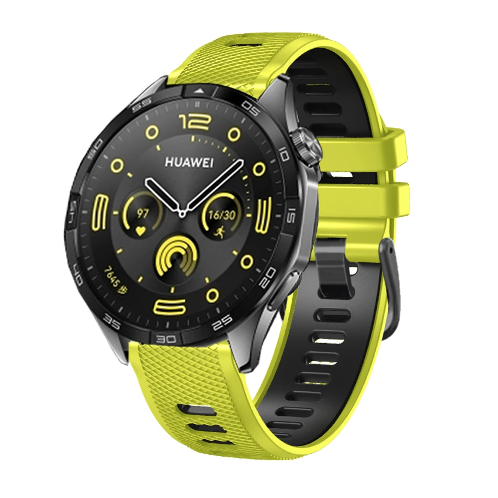 Ремешок силиконовый для Huawei Watch GT5 GT 5 46 мм, браслет для смарт-часов Huawei GT4 GT3 GT2 GT 5/4/3/2 Pro 46 мм, 22 мм