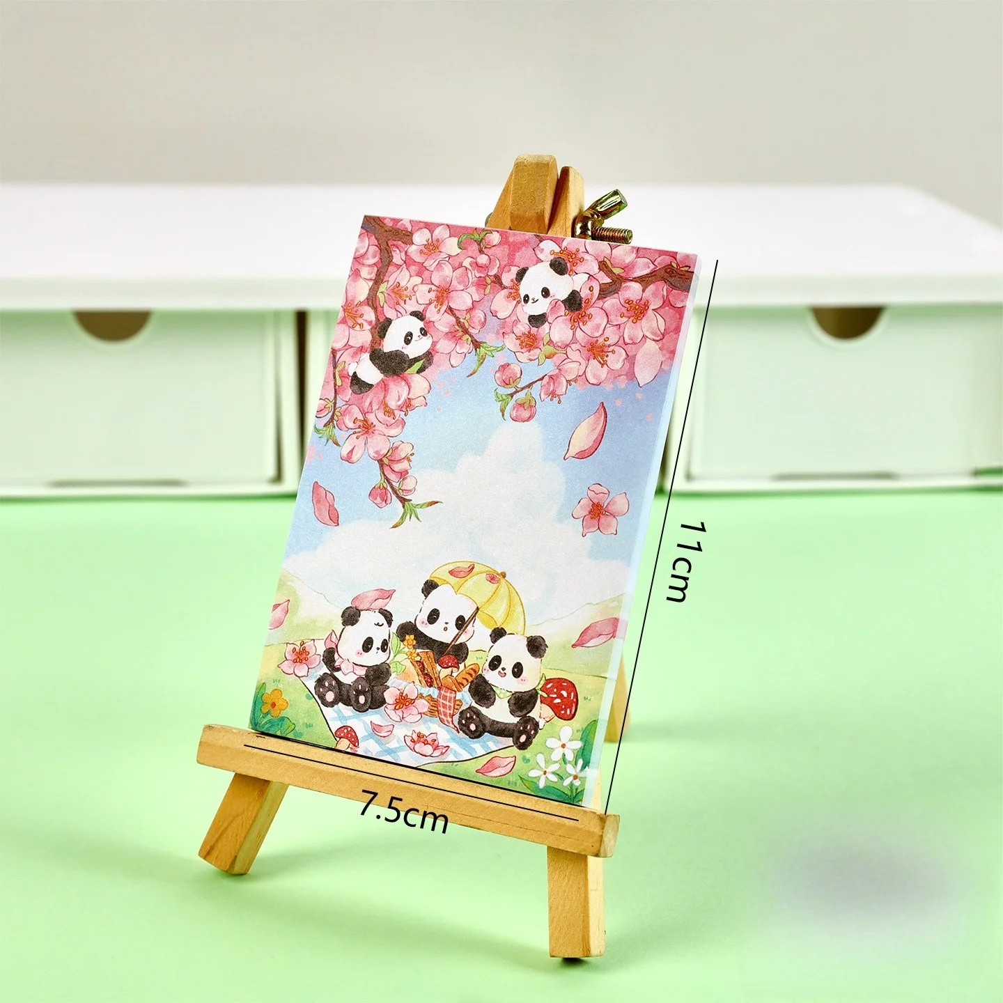 50/250 Sheets Sticky Notes Elementary Self-Adhesive Memo Pads Cartoon Memo Paper Decoration for Student School