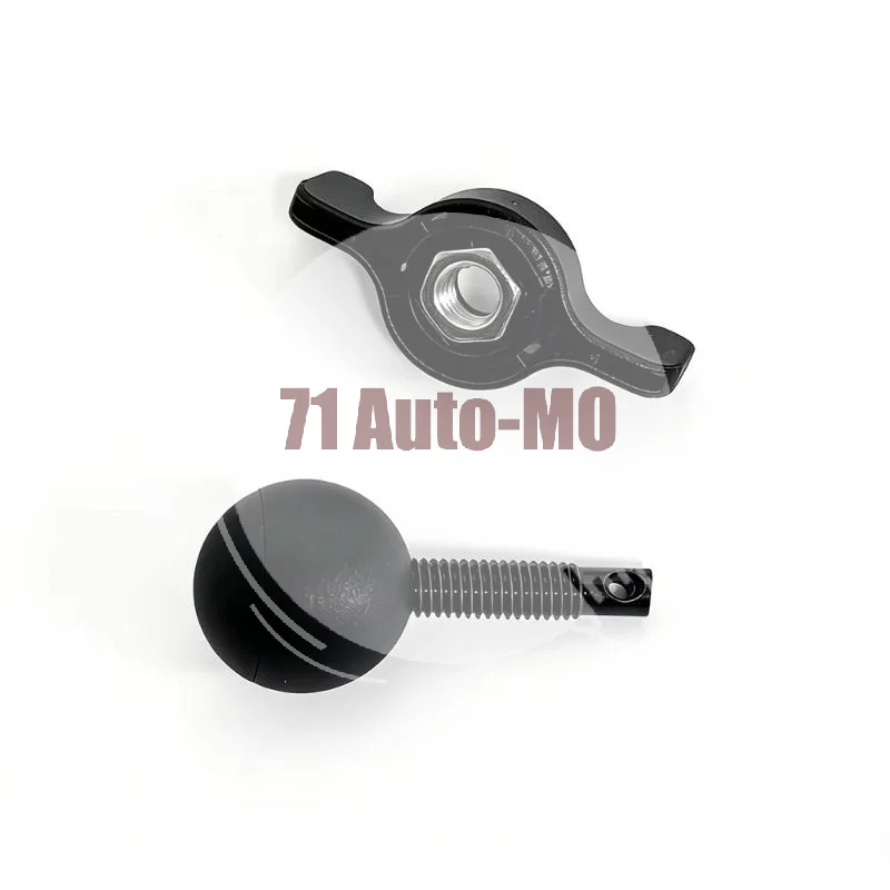 Shockproof Car Phone Mount Bracket 17mm Ball Head M5 Screws Mod Parts Perfect Fit for MINI Cooper Car Use