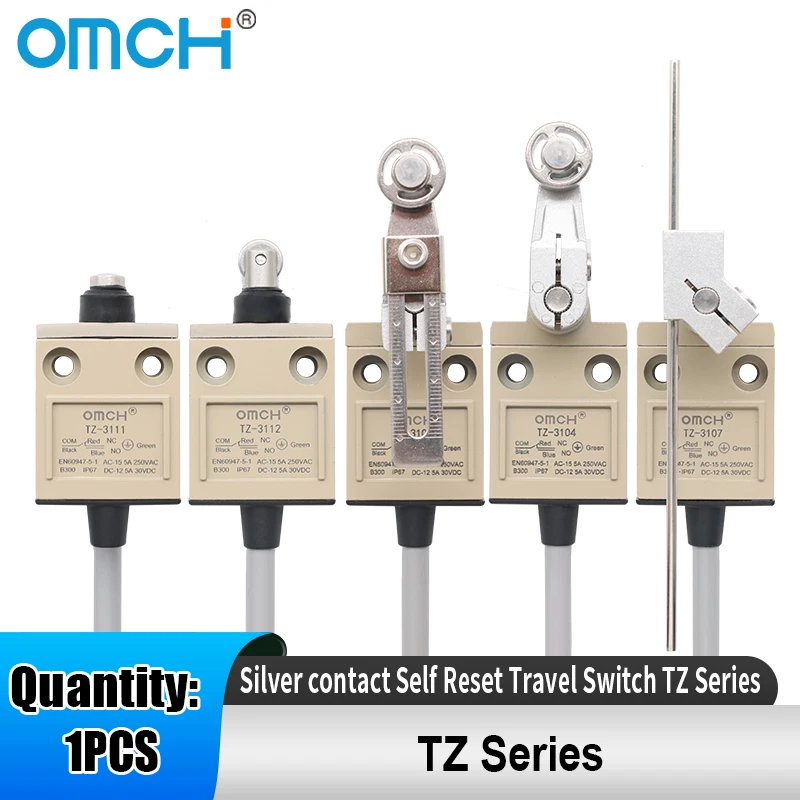 OMCH الفضة الاتصال الذاتي إعادة تعيين الصناعية للماء الحد التبديل TZ-3 سلسلة لحظة CNC آلة الصناعية السفر التبديل #1