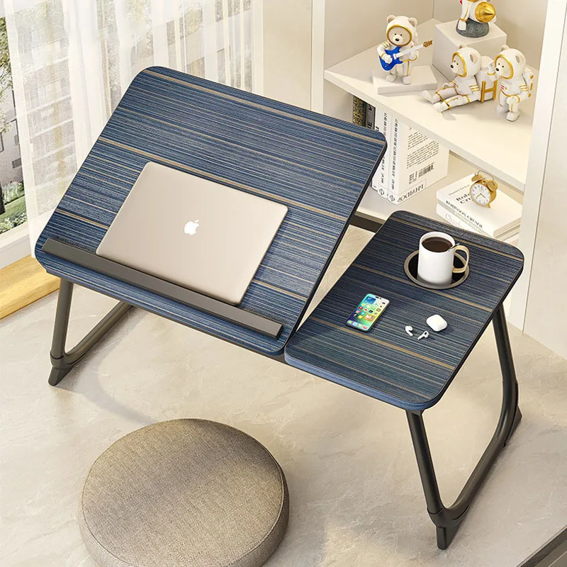 Laptop Desk for Bed Couch, Portable Lap Desk/ Stand for Laptop, Small Adjustable Foldable Bed Table for Laptop and Writing