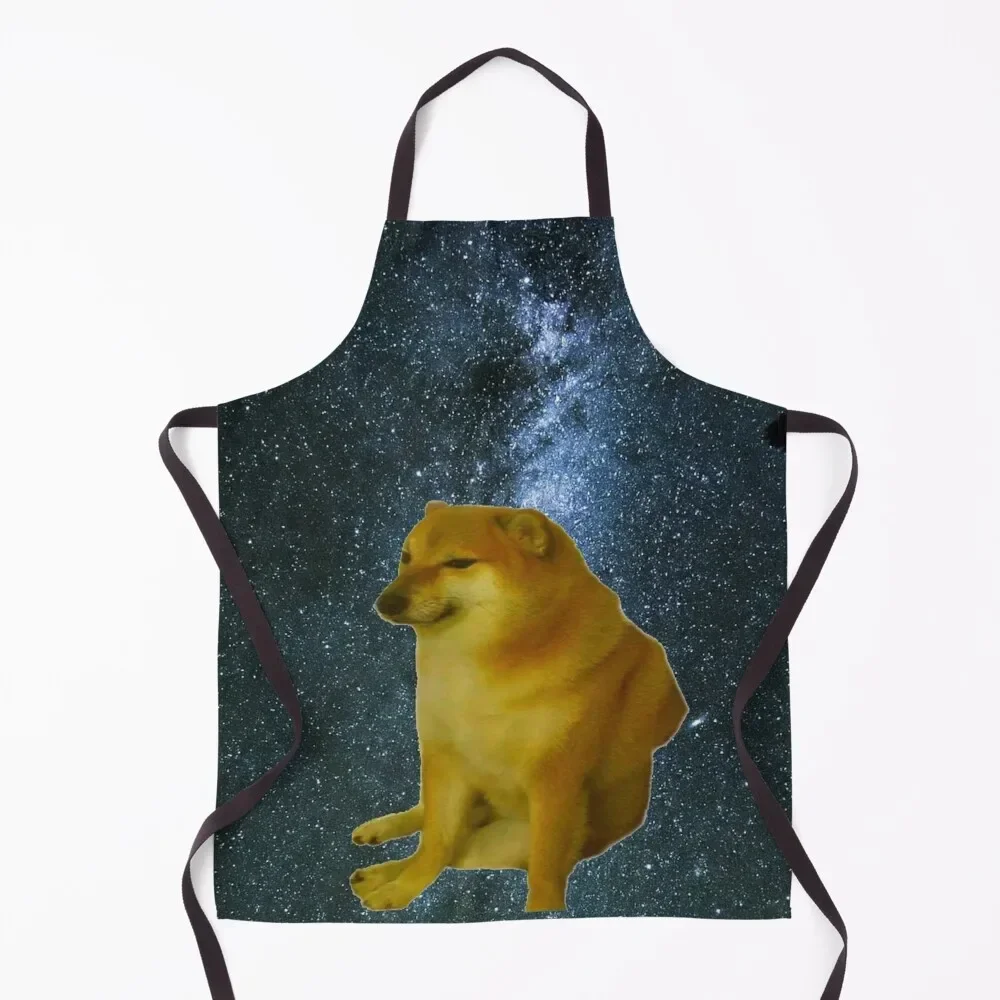 

Whole Cheems in Space Apron kitchen woman Sexy For Women Kitchen Apron