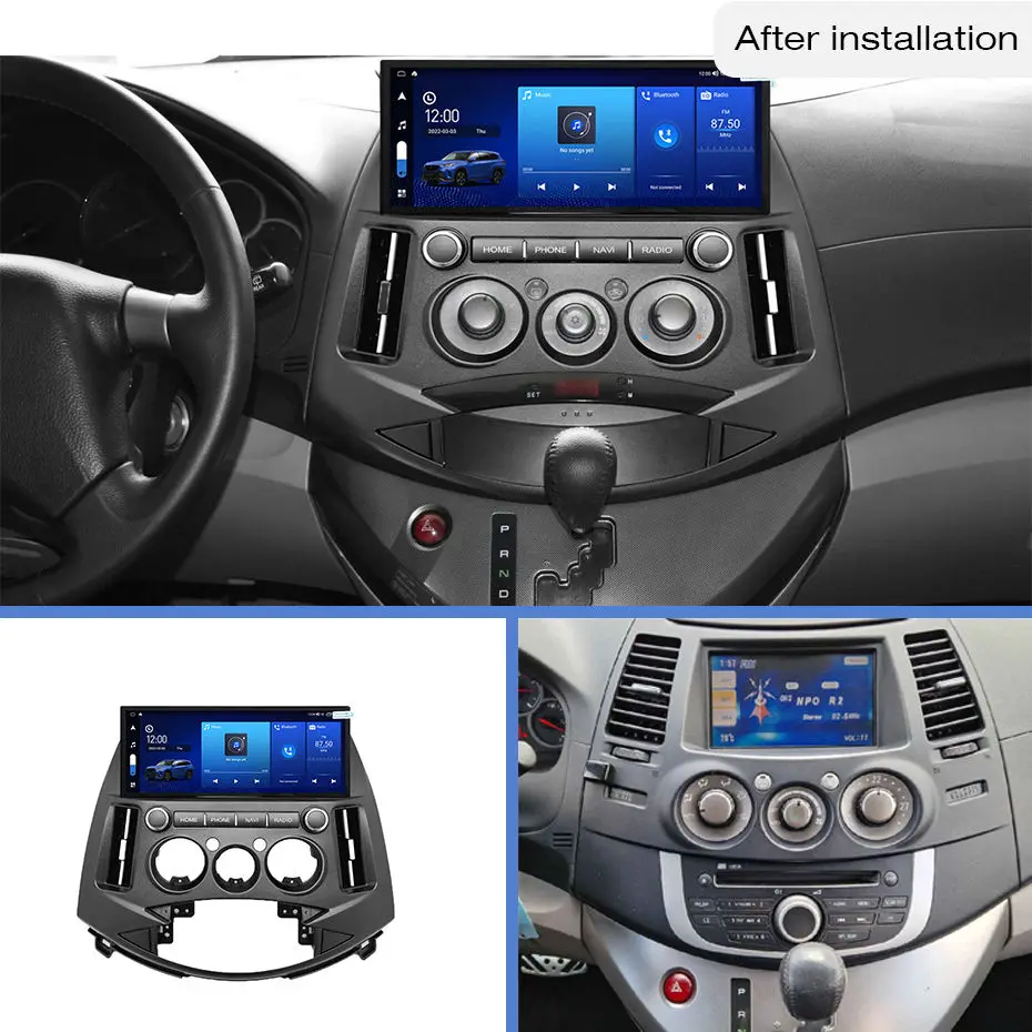 COHO For Mitsubishi Grandis 2004-2009 Android 15  8GB 256GB Car Android screen, radio, GPS navigation map, multimedia player