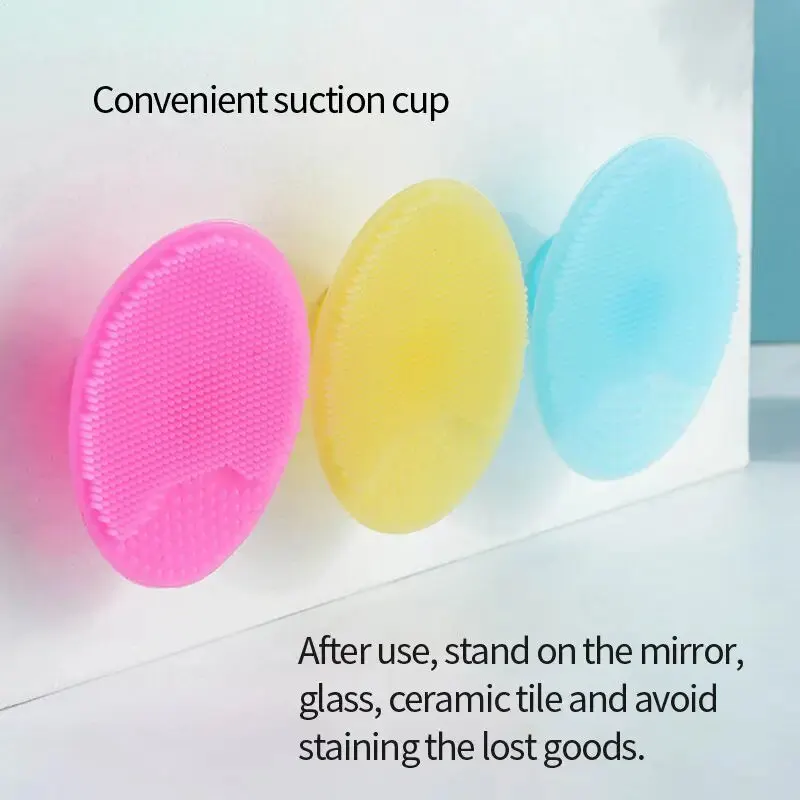 1PCS Silicone Baby Bath Brush Washing Hair Brush Silicone Baby Shampoo Brush For Bathing