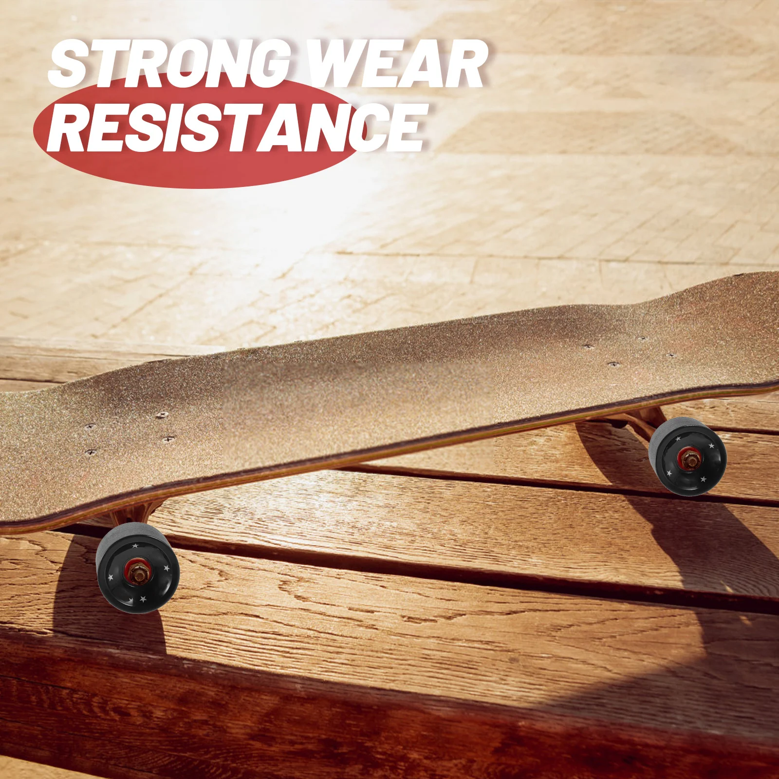 عجلات لوح التزلج عالية الارتداد من البولي يوريثان، عجلة بديلة طويلة، لوح الانجراف في الهواء الطلق، مستلزمات التزلج على الجليد في الشوارع