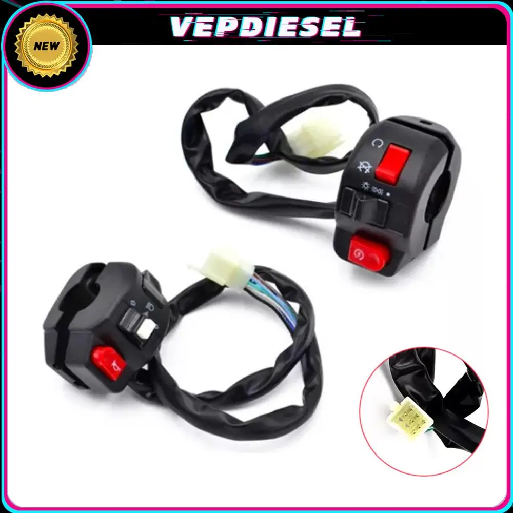 F04040222 F04040223 2pcs Controls Handlebar Switch Right Left For Italika Ws150 Ws175 Motorcycle Professional Accessories Parts