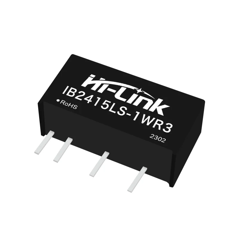 Hi-Link 1W 24V Single Regulated 3.3V/5V/9V/12V/15V/24V IB2405LS-1WR3 IB2412LS-1WR3 IB2424LS-1WR3 DC DC Power Supply Module