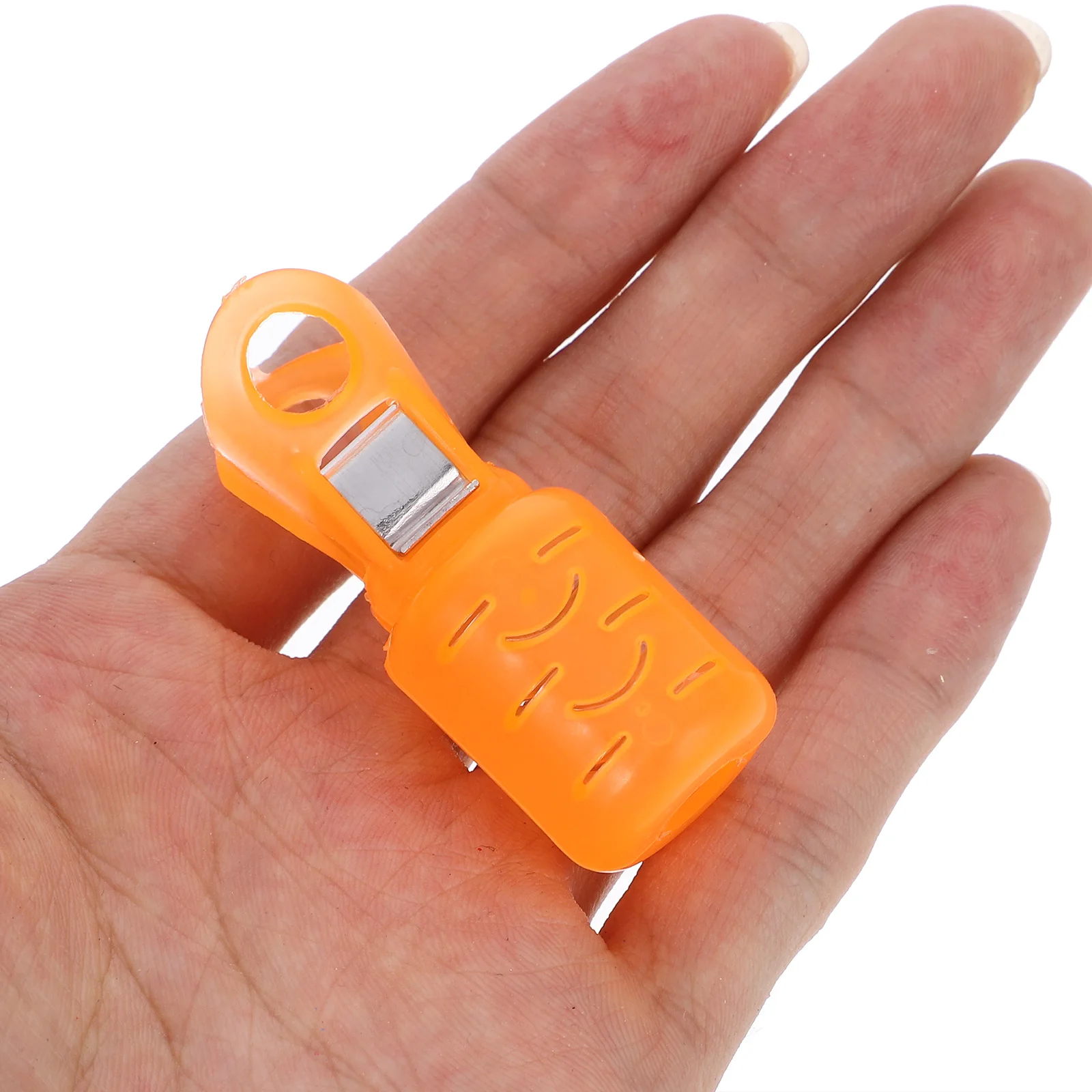 

10 Pcs Hooks Squid Needle Protective Cover Fish Cap Bonnet Fishing Safety Holder Small Orange Durable Guard