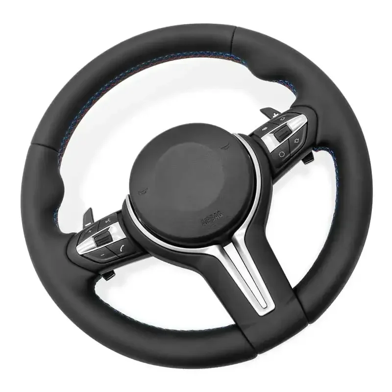 

M Sports Full Leather Car Steering Wheel for BMW 3 Series E90 E91 E92 E93 X5 E70 X6 E71 E82 E88 E89 E81 E84 E87 E60 E46 E39 E53