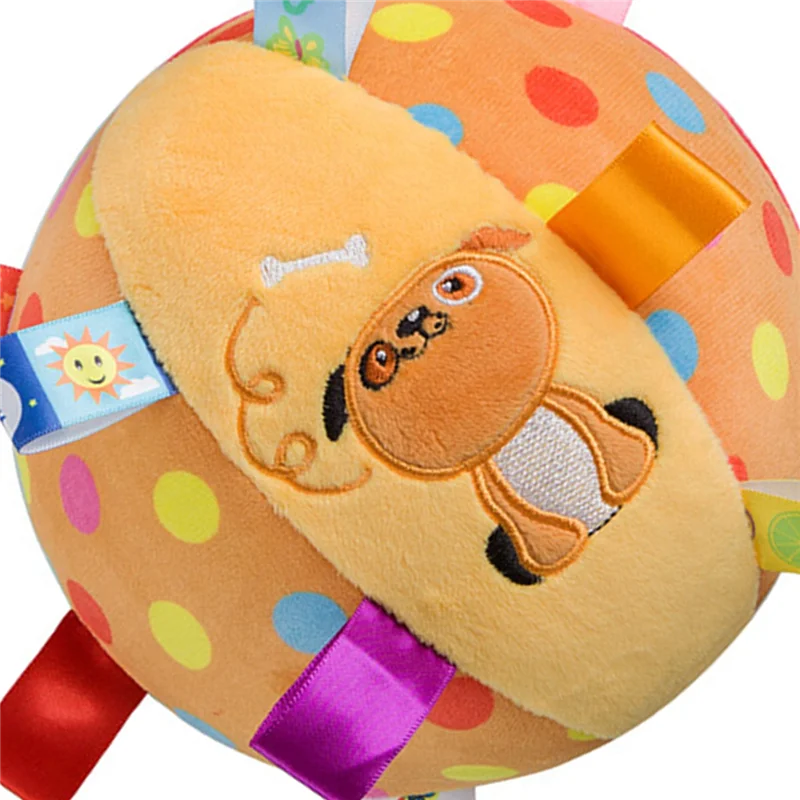 MAKE-Plush Handle Interactive Ball Dog For Aggressive Chewing Training, Bite Sound Resistance, Stress Relief