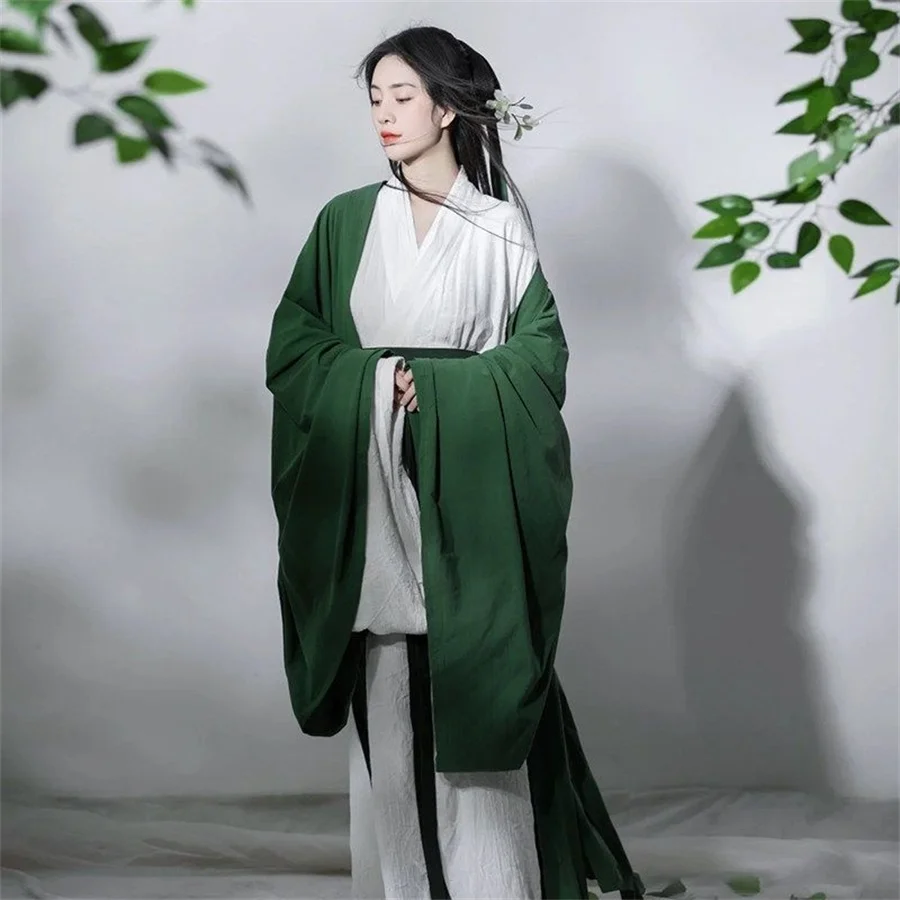 حجم كبير 3 قطعة مجموعة النساء Hanfu الصينية التقليد القديم فستان Hanfu فانتازيا كرنفال تأثيري المرأة الجنية زي لسيدة