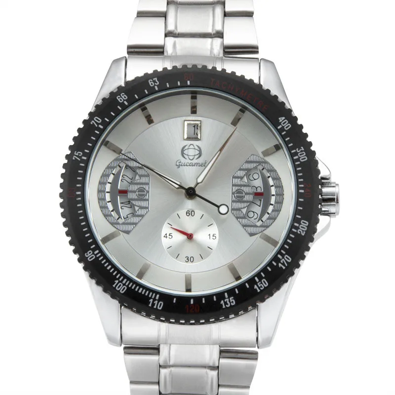 

Men’s Automatic Mechanical Watch, Transparent Case Back, Luxury Business Fashion Wristwatch for Export