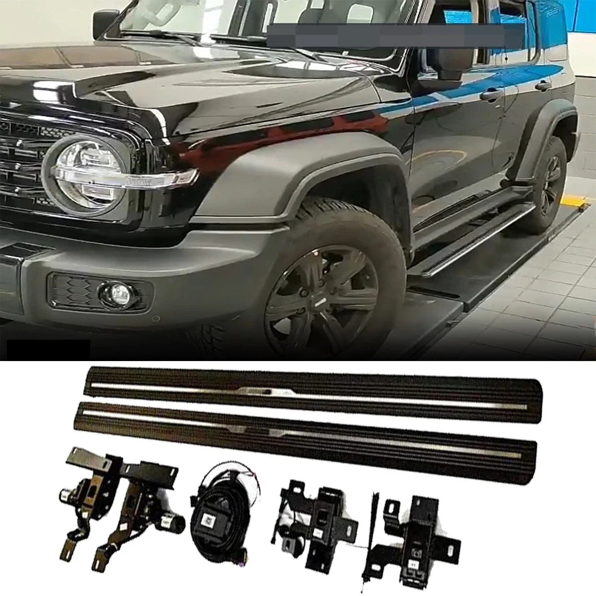 

2PCS Deployable Running Board fits for GWM Tank 300 2021 2022 2023 2024 2025 Power Electric Side Steps