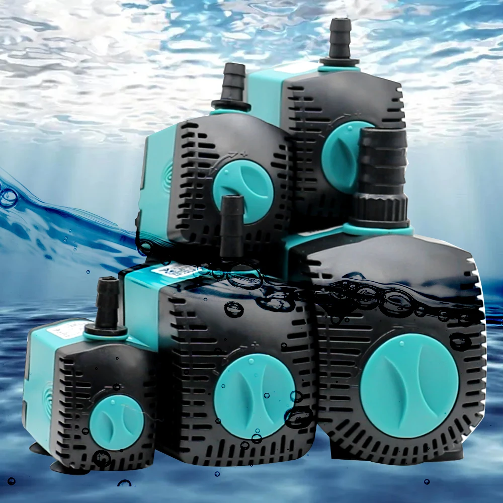 

Aquarium Submersible Water Pump EU 220V-240V 3-60W Fountain Filter Fish Pond Quiet Water Pump Tank Fountain Side Suction Pump