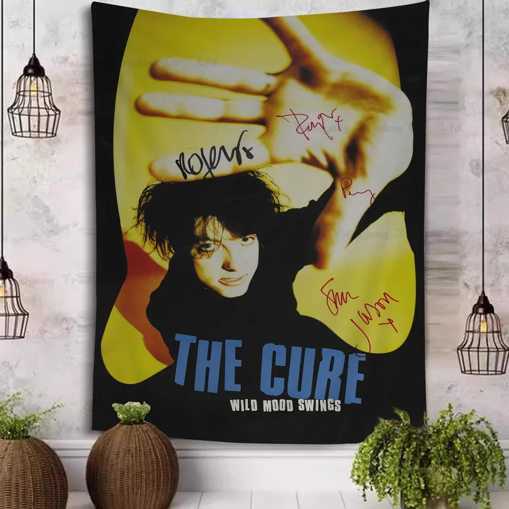 The Cure Art Printed Large Wall Tapestry Hanging Tarot Hippie Wall Rugs Dorm Home Decor